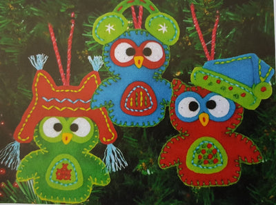 Whimsical Owl Ornaments
