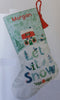 Holiday Home Stocking Counted Cross Stitch Kit