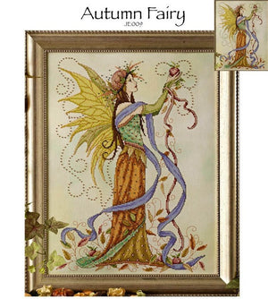 Autumn Fairy Cross Stitch Pattern