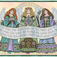 Celtic Angels Cross Stitch Pattern