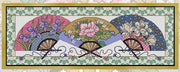 Fans of the Far East Cross Stitch Pattern