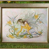 Daffodil Fairy Cross Stitch Pattern