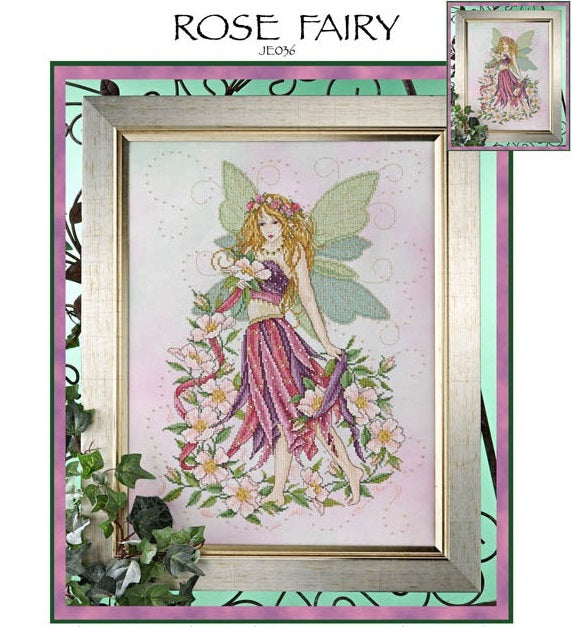 Rose Fairy Cross Stitch Pattern