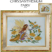 Chrysanthemum Fairy Cross Stitch Pattern
