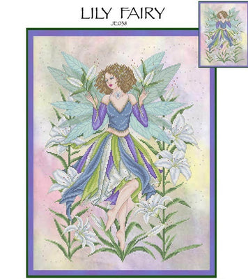 Lily Fairy Cross Stitch Pattern