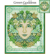 Green Goddess Cross Stitch Pattern