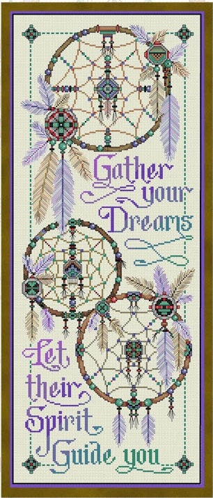 Gather Your Dreams Cross Stitch Pattern