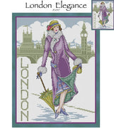 London Elegance Cross Stitch Pattern