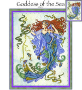 Goddess of the Sea Cross Stitch Pattern