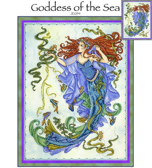 Goddess of the Sea Cross Stitch Pattern