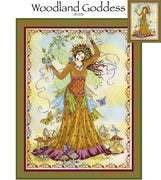 Woodland Goddess Cross Stitch Pattern