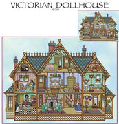 Victorian Dollhouse Cross Stitch Pattern