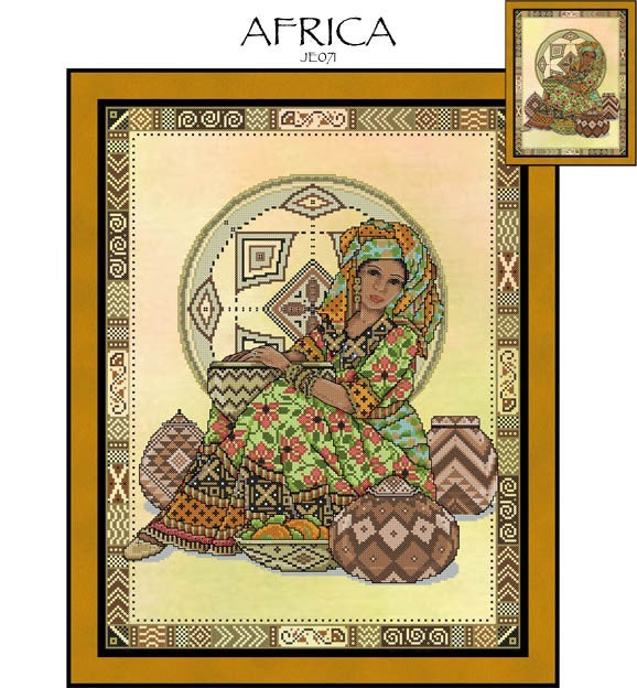 Africa Cross Stitch Pattern