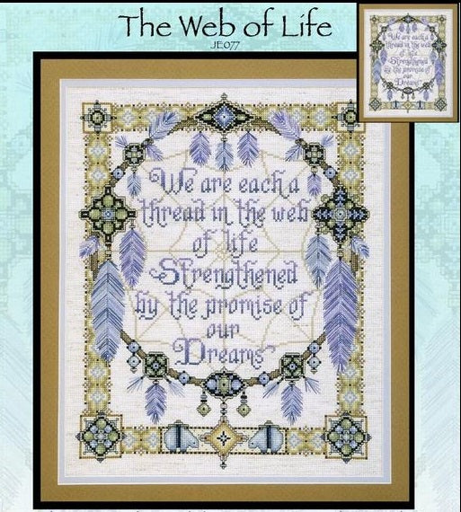 The Web of Life Cross Stitch Pattern