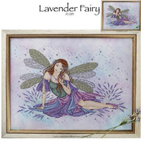 Lavender Fairy Cross Stitch Pattern