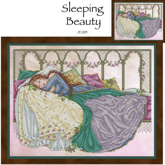 Sleeping Beauty Cross Stitch Pattern