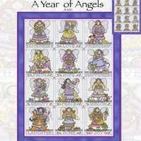 A Year of Angels Cross Stitch Pattern