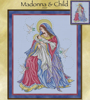 Madonna and Child Cross Stitch Pattern