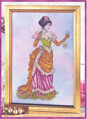 Victorian Lady - The Dance Card Cross Stitch Pattern