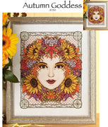 Autumn Goddess Cross Stitch Pattern