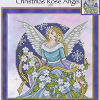 Christmas Rose Angel Cross Stitch Pattern