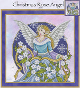 Christmas Rose Angel Cross Stitch Pattern