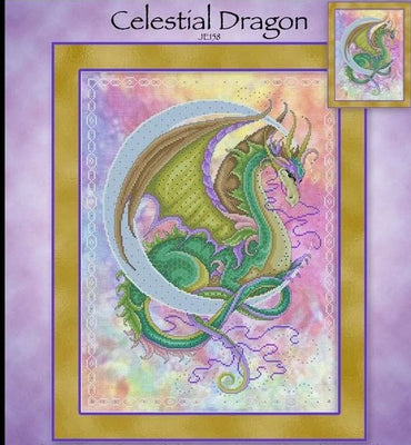 Celestial Dragon Cross Stitch Pattern