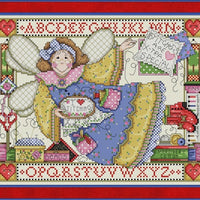 ABC Stitching Angel Cross Stitch Pattern