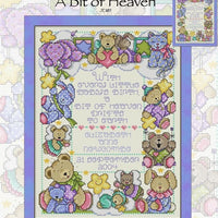 A Bit of Heaven Baby Sampler Cross Stitch Pattern