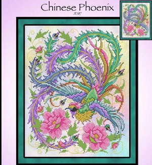 Chinese Phoenix Cross Stitch Pattern