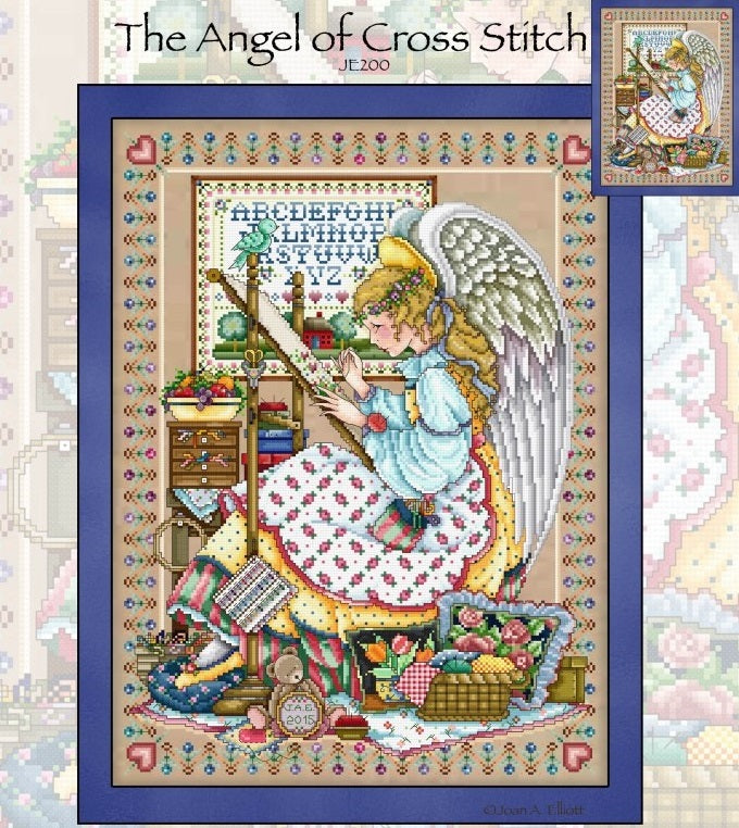 The Angels of Cross Stitch Cross Stitch Pattern Jannz Craft Shop