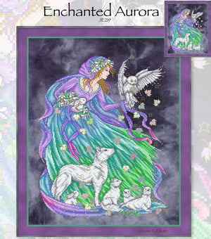 Enchanted Auroa Cross Stitch Pattern