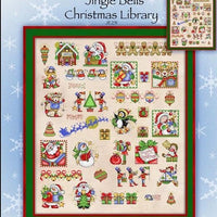 Jingle Bells Library Cross Stitch Pattern