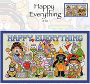 Happy Everything Cross Stitch Pattern