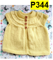 Overtop Baby Vest Knitting Pattern