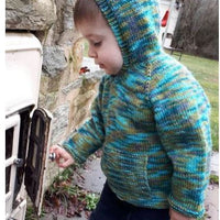 Baby and Toddler Hoodie Knitting Pattern