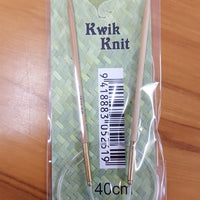 Bamboo Circular Knitting Needles Kwik Knit