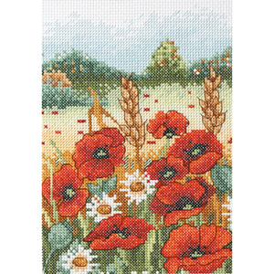 Poppy Field Cross Stitch Kit