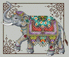 Jeweled Elephant Cross Stitch Pattern