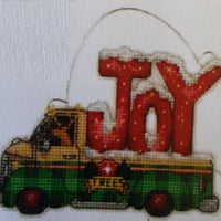 Holiday Truck Ornaments Cross Stitch Kitset