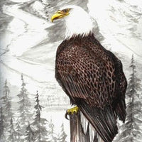 Eagle Perch Cross Stitch Pattern