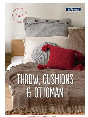 Throw, Cushion & Ottoman Knitting Book
