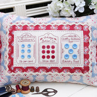 Vintage Buttons Cushion Pattern