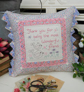 Wonderful Friend Cushion Pattern